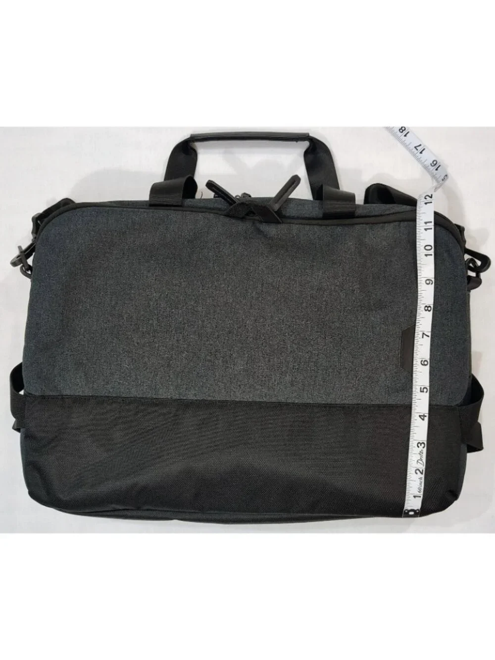 BagSmart Laptop Messenger Bag Briefcase Gray Black Digi Smart RFID Travel Office